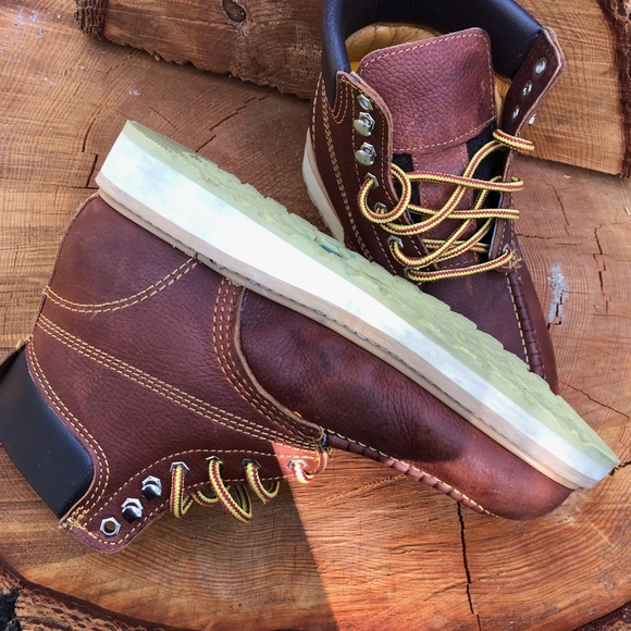 Patron 713 Work Boots Size 8 US. Color Brown. Like New. - Picture 4 of 9